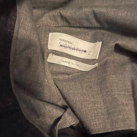 Lanificio For Nordstrom Grey Fleck Pants Size 30w - Picture 6 of 13